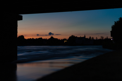 Sonnenuntergang im Sommer