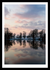 Sonnenuntergang im Winter