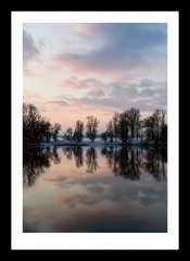 Sonnenuntergang im Winter